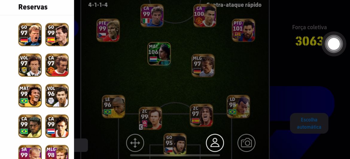 CONTA DE EFOOTBALL