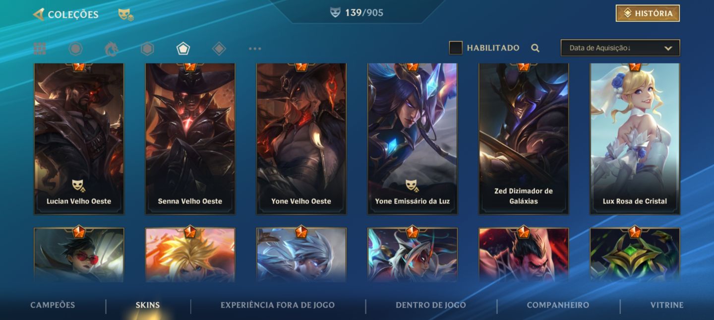 Conta de wild rift