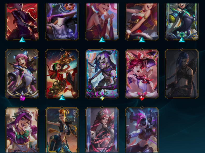 Conta LOL Full Champs e Valorant Jinx Exaltada (2017)