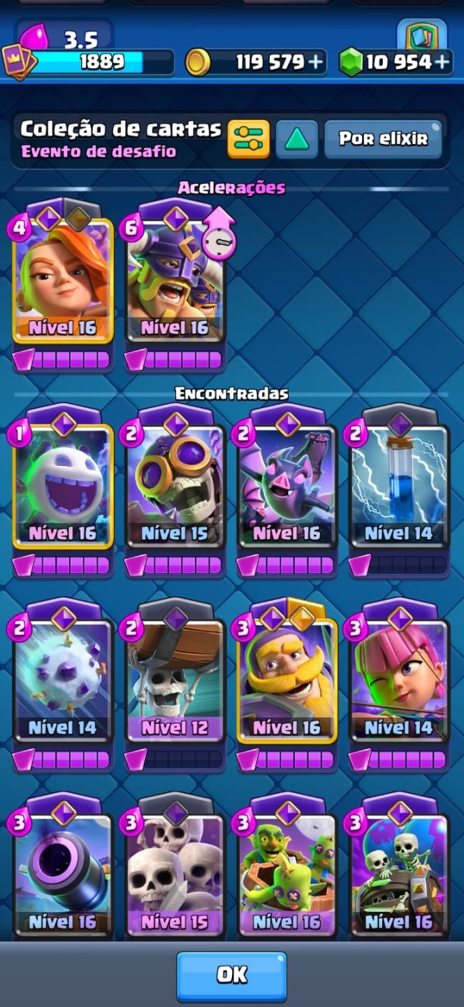 CONTA DE CLASH ROYALE E CLASH OF CLANS