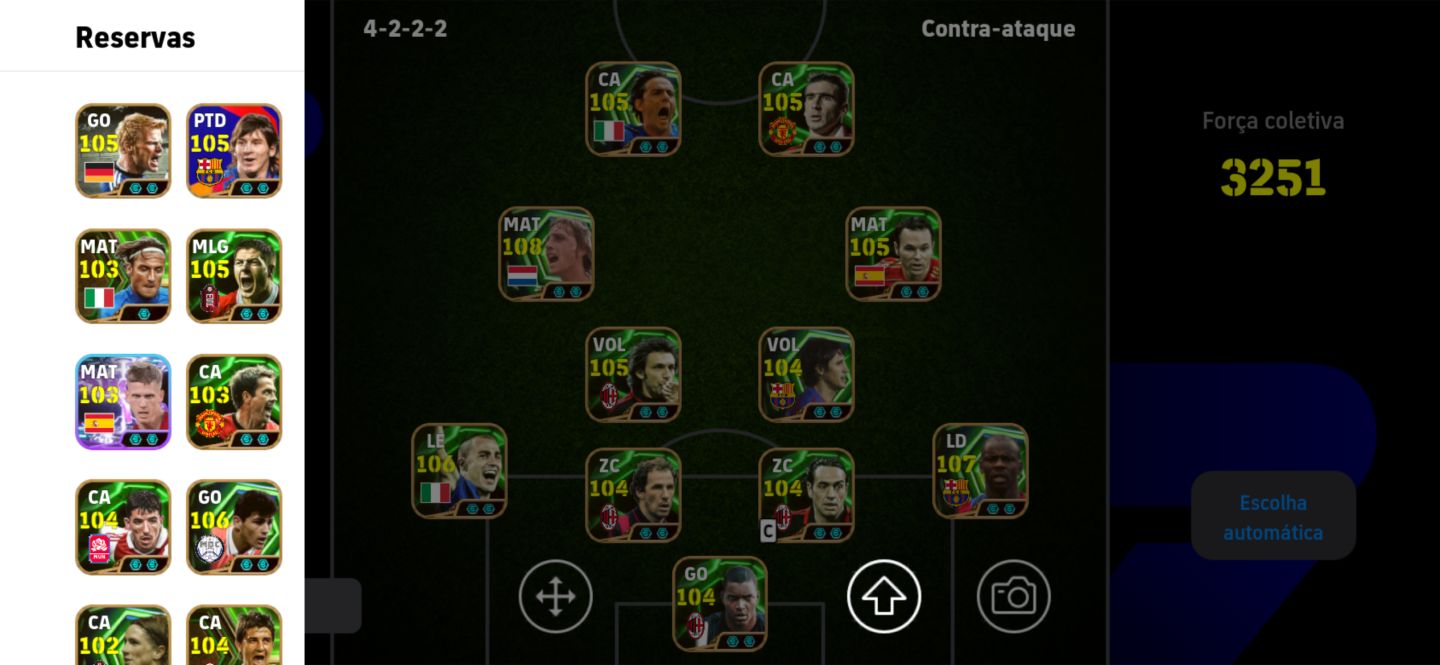 EFootball 3250+ | Cruyff 108 + Vários Epics (Inzaghi, Thuram, Capello)