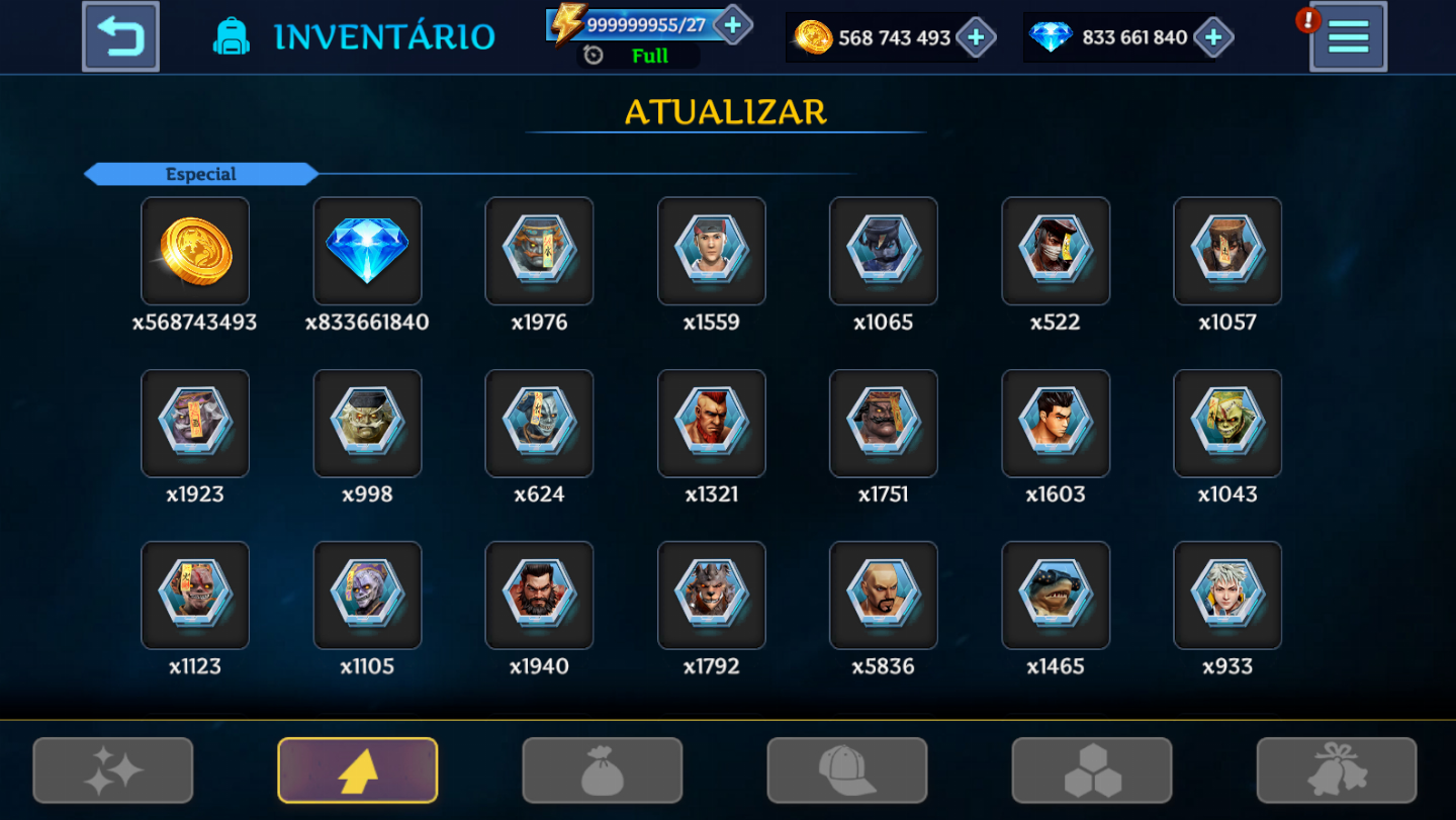LEGEND FIGHTER - MORTAL BATTLE | OURO + GEMAS + PEDRAS DESPERTAR + RECURSOS