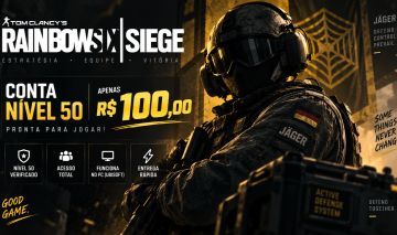 CONTA R6 NÍVEL 50 | O MENOR PREÇO DO SITE!