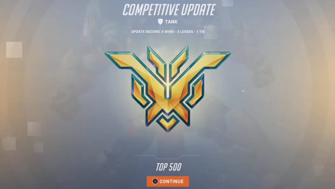 Elojob overwatch de um top 200 Rank Campeão