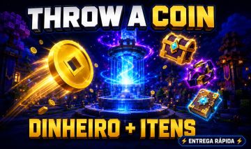 [JOGUE UMA MOEDA] THROW A COIN | DINHEIRO + ITENS | ENTREGA RÁPIDA