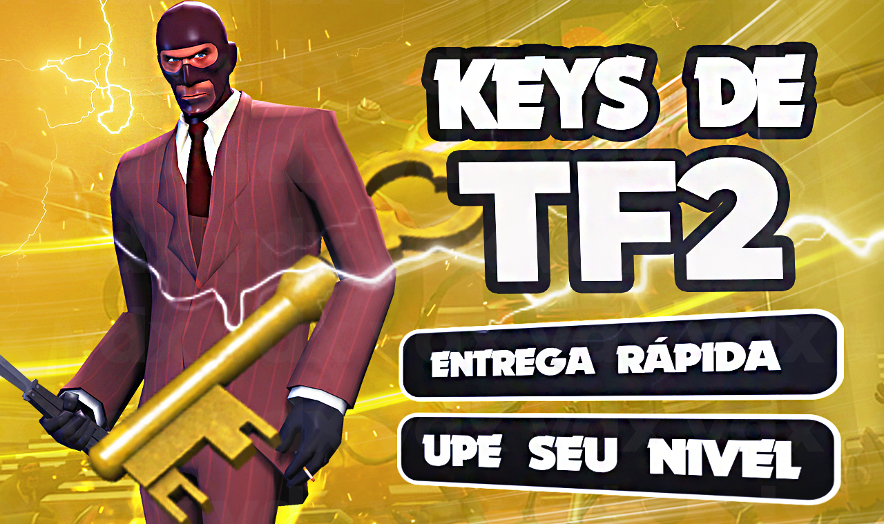UPAR NIVEL STEAM - Key TF2 (Mann Co. Supply Crate Key) Team Fortress 2 Chave TF2