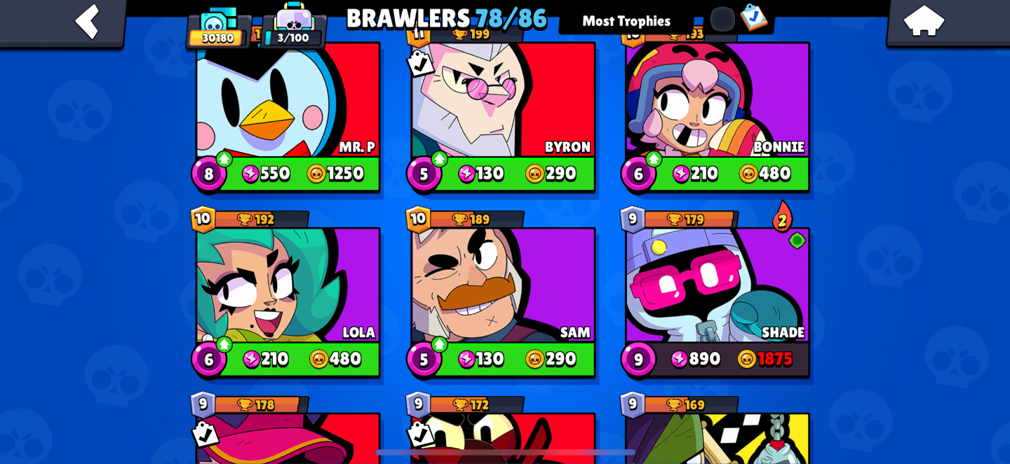 Conta de brawl stars BOA