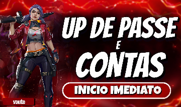 UP DE PASSE / CONTAS LVL 1-20 VALORANT | INICIO IMEDIATO