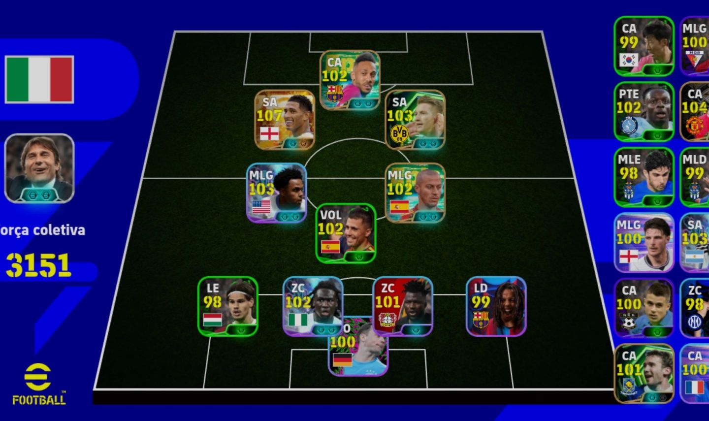 CONTA EFOOTBALL INICIANTE COM BELLINHAM BIG TIME