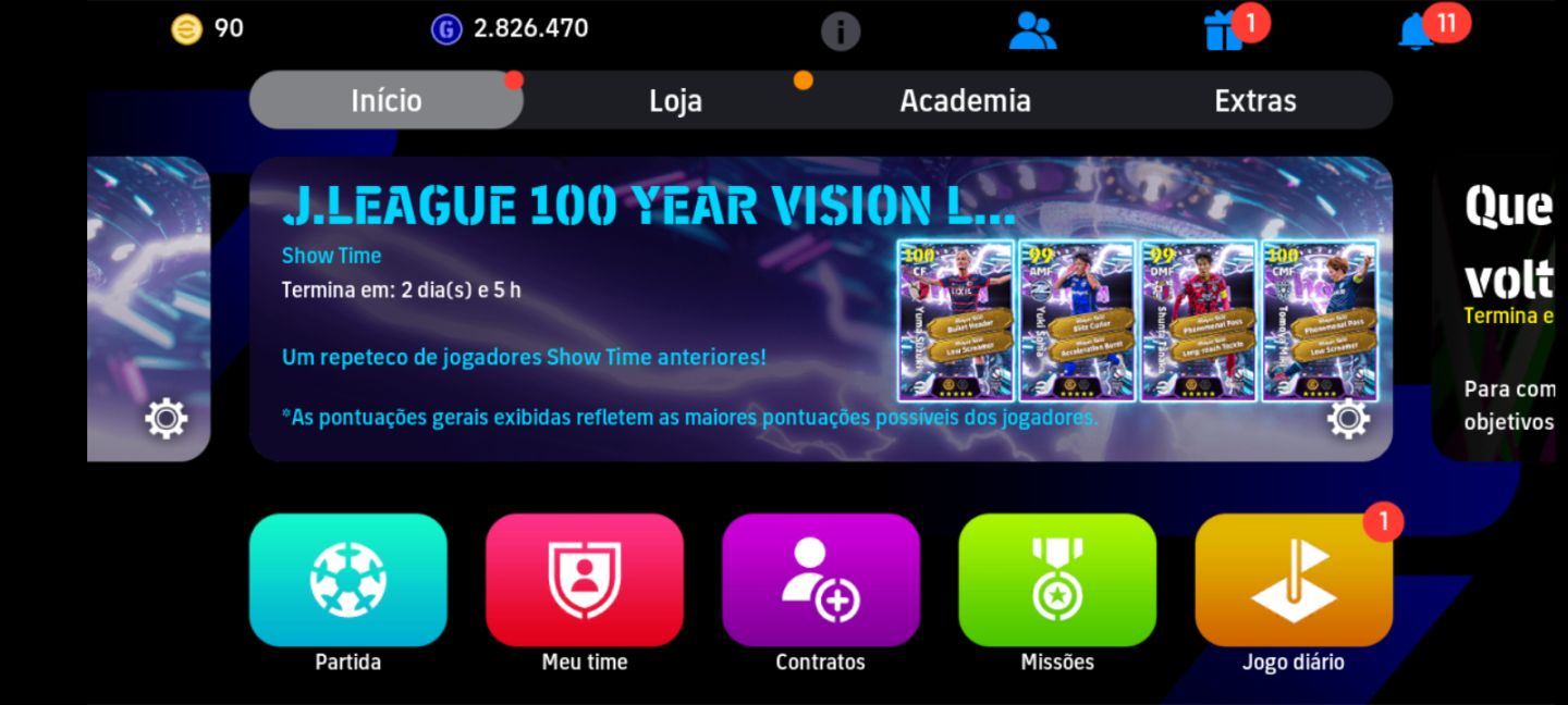 Conta Efootball Básica e Avançada