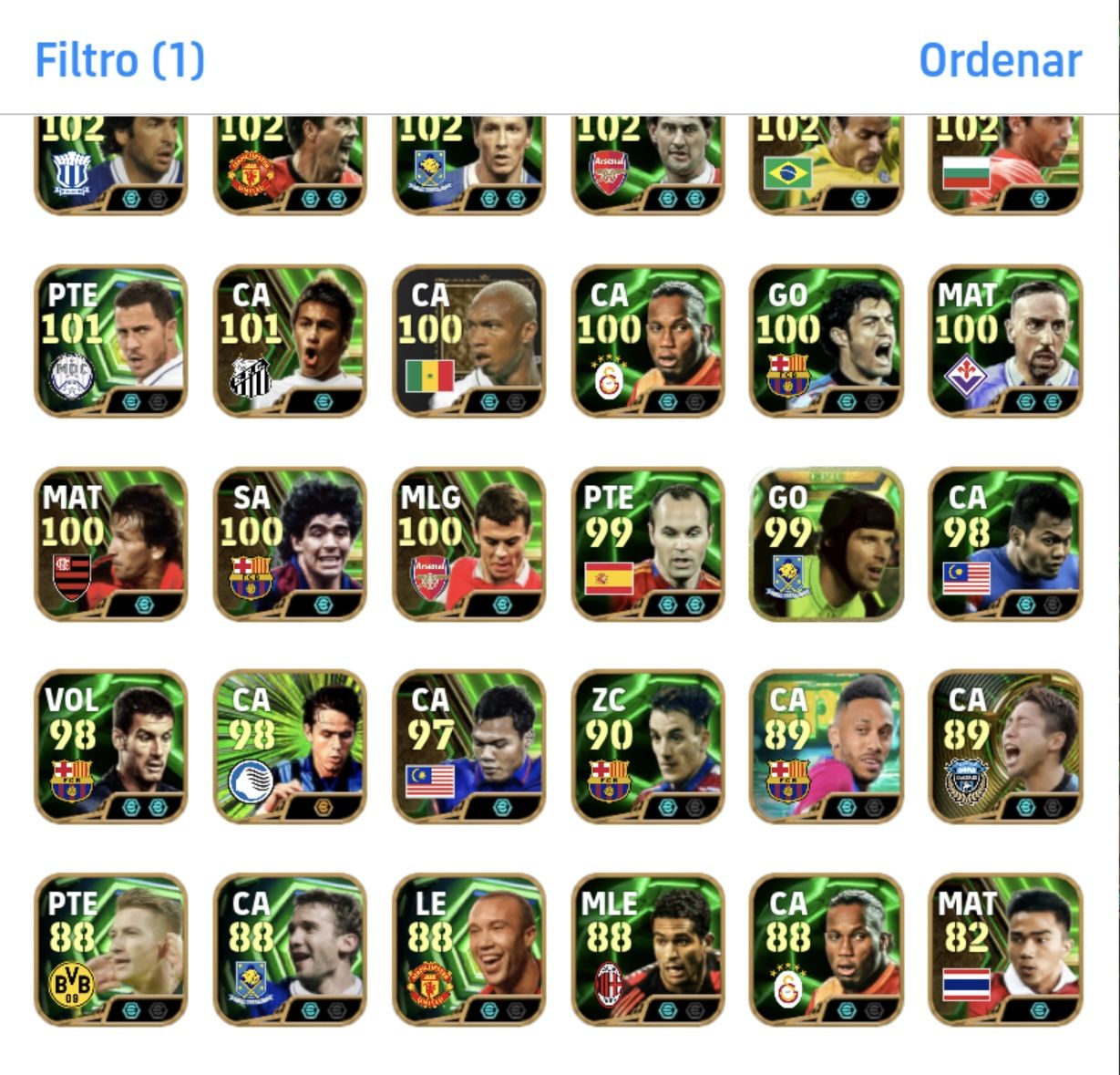 Conta efootball mobile full ankara messi, etoo, gullit cabeçada matadora
