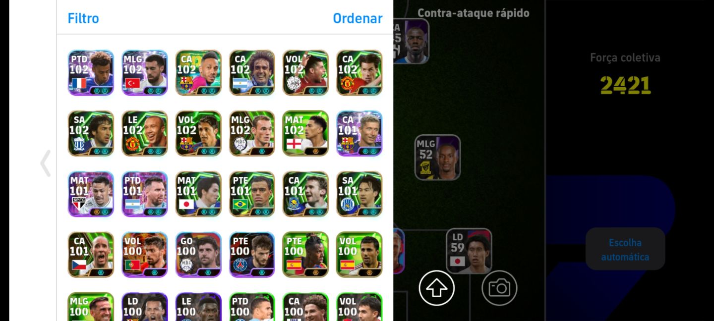 E-FOOTBALL - VÁRIAS CARTAS LENDÁRIAS, MUITOS BLITZ CÚLLER'S, BOA DE VDD!