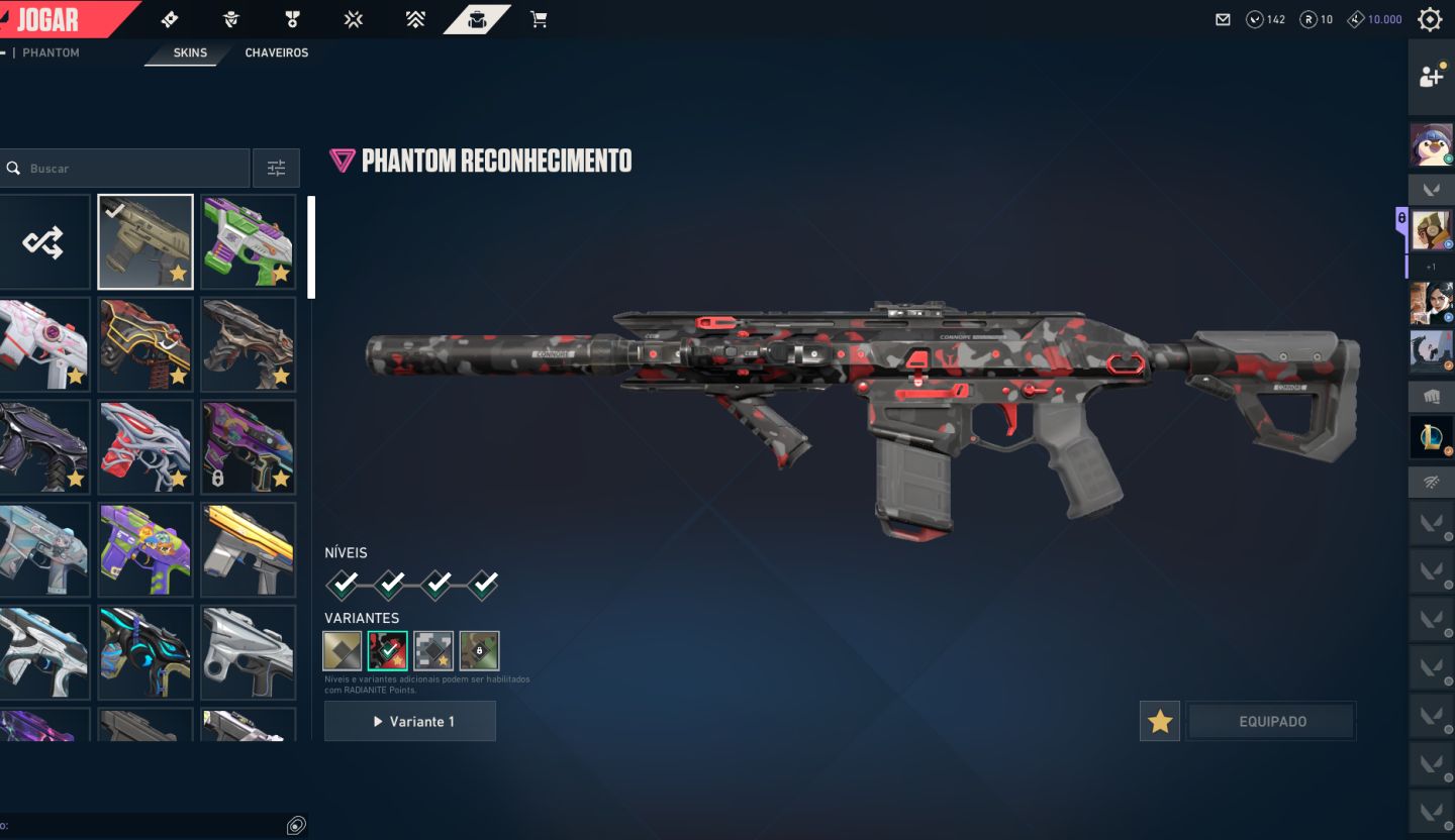 Conta valorant (LOTADA DE SKIN)!!!