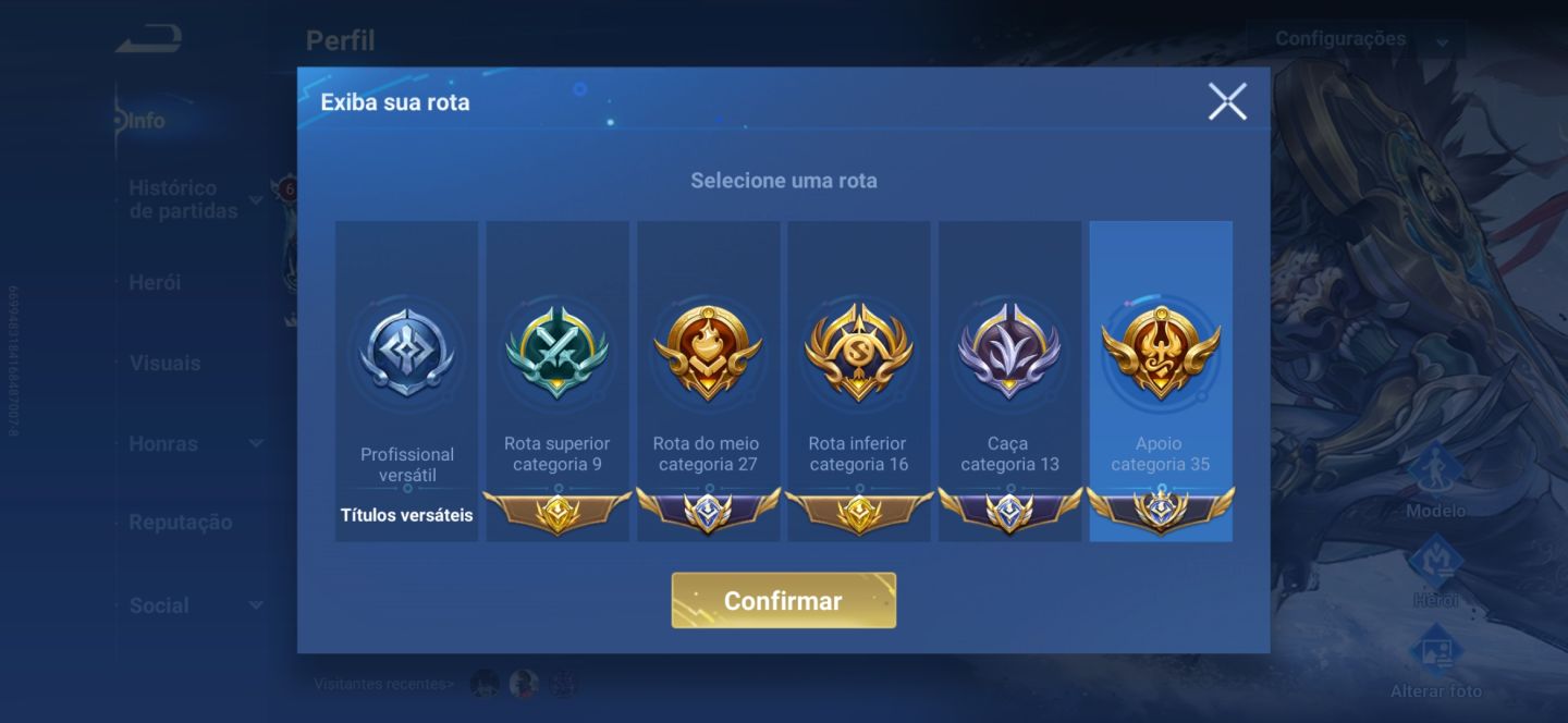 Elojob em Honor Of Kings ouro ao lenda!
