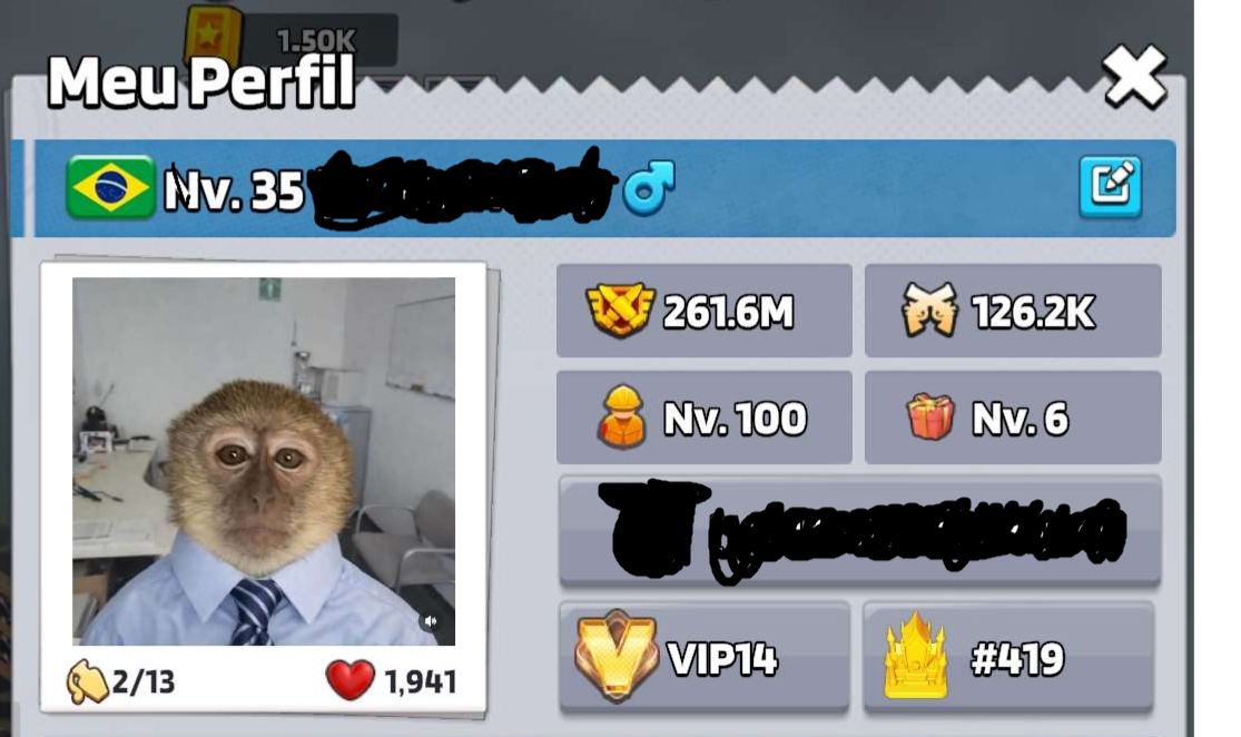 CONTA LAST WAR SURVIVAL | NV.35 | SERVIDOR 419 | T1 - 50M | T2 - 37M | T3 - 35M