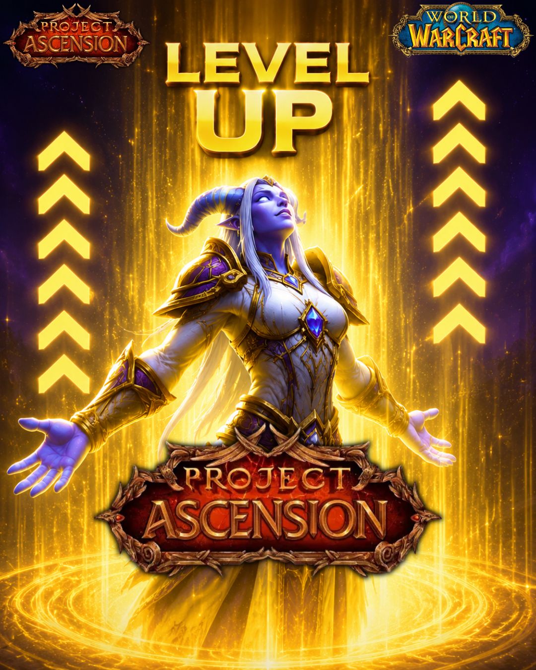 UP/LEVELING WoW ASCENSION (leia a descrição)