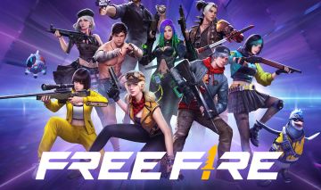 Conta free fire 2019, Angélical roxa e branca.