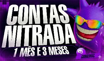 DISCORD - CONTA NITRADA 1 MÊS E 3 MESES DE NITRO + ENTREGA AUTOMATICA