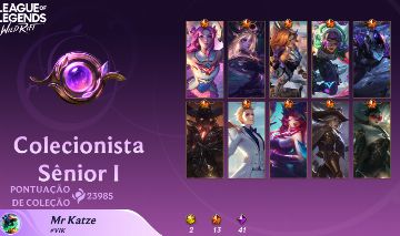 Wild Rift Completa | Monarca | 13 Lendárias | Skins Raras | R$300