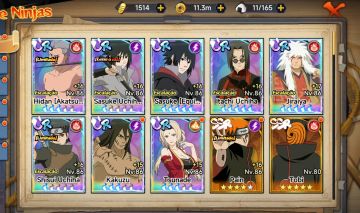 CONTA DUELO NINJA NARUTO