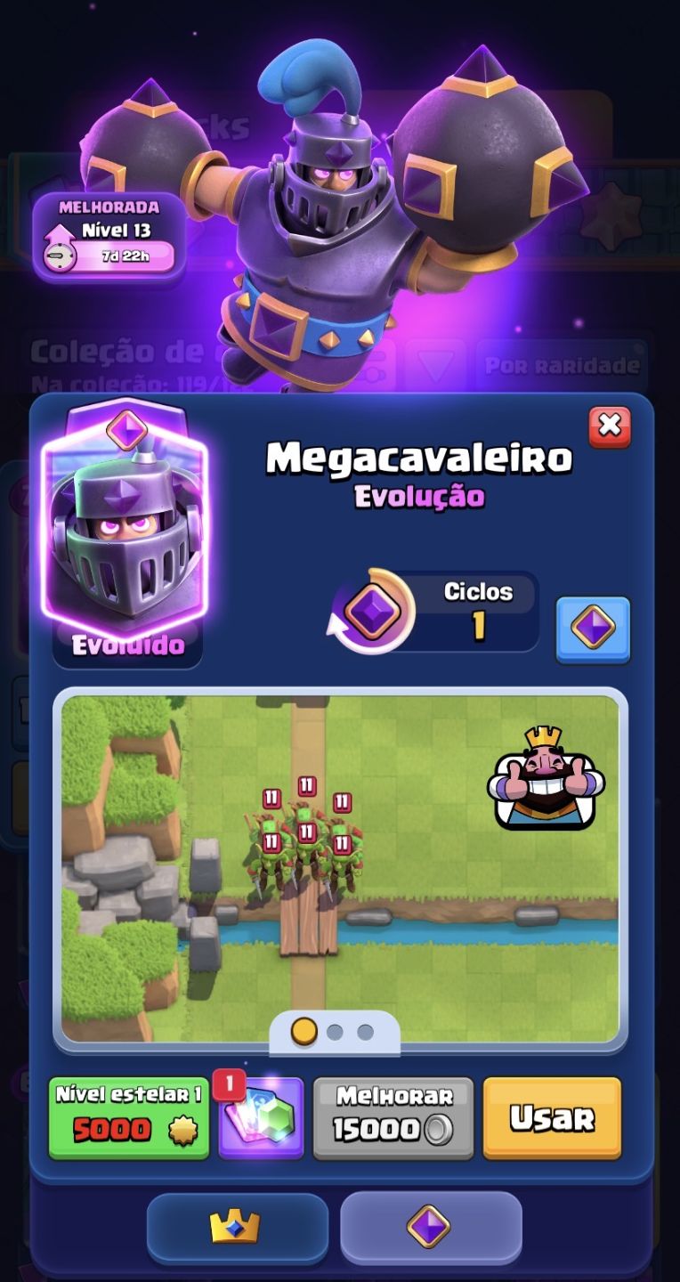 CONTA CLASH ROYALE 8K TROFEUS
