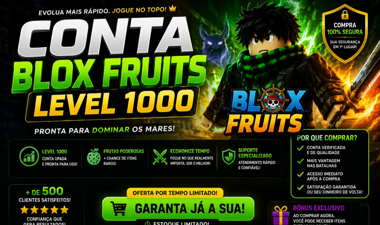 Conta Premium LV 1000 + BRINDE EXCLUSIVO