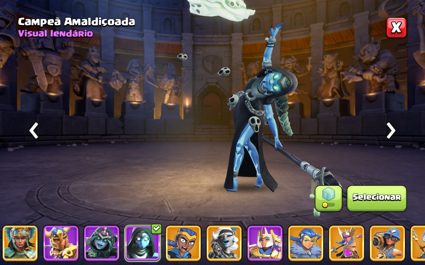 CONTA DO CLASH OF CLANS (CV 18 PRATICAMENTE FULL COM VÁIOS PASSES, SKINS ETC.)