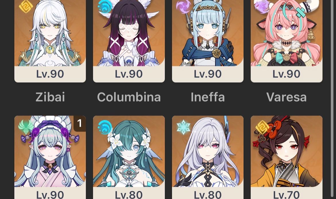 ZIBAI + COLUMBINA + VODYANITSA + SKIRK + VARIOS T5 E BENÇÃO DA LUA