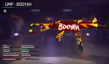 CONTA FREE FIRE | LV 17 | UMP ATRIBUTADA