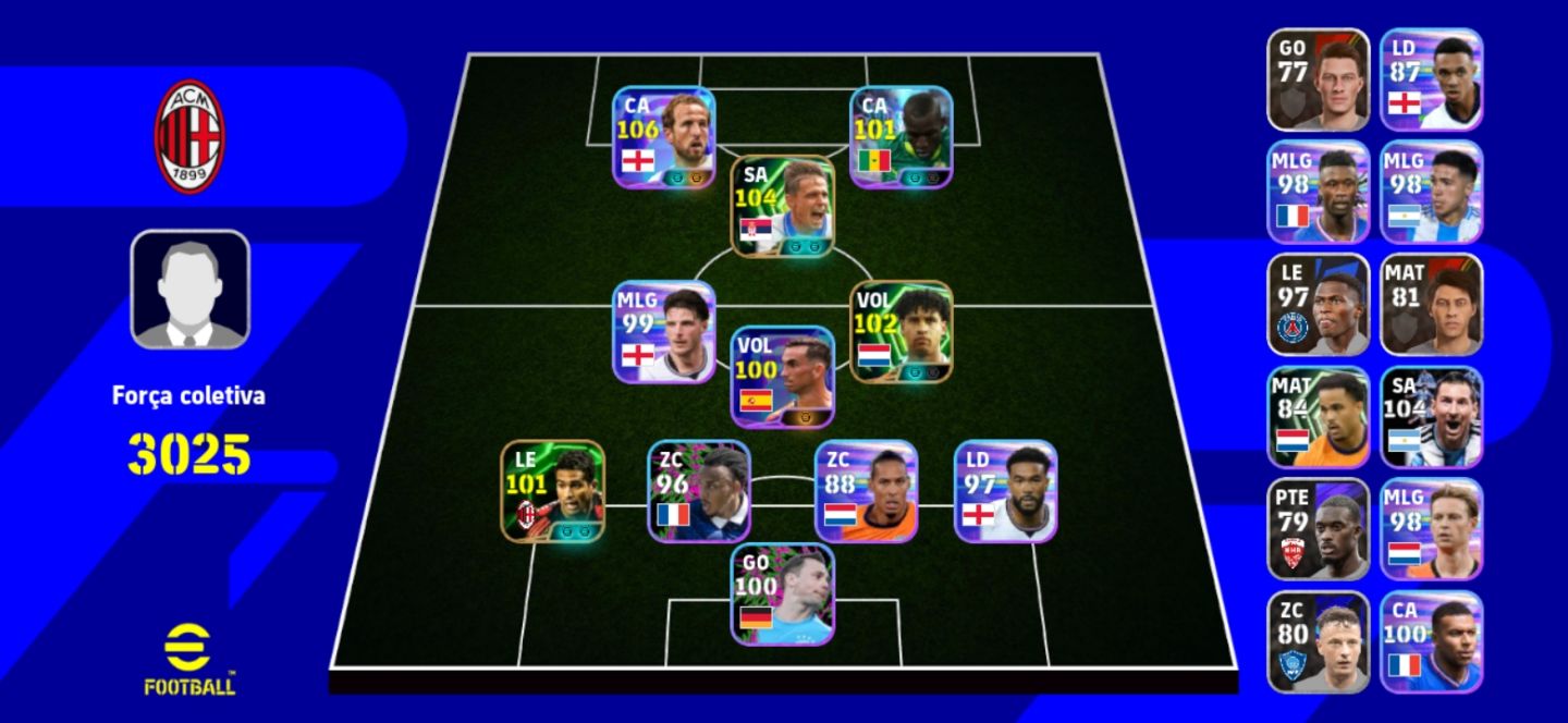 VENDA DE CONTAS EFOOTBALL 100% CONFIAVEL PLAY GAMES EXCLUIDA E KONAMI ID