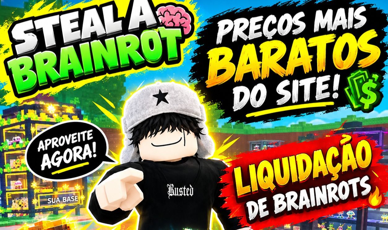 BRAINROTS BARATOS, SUPER DESCONTOS