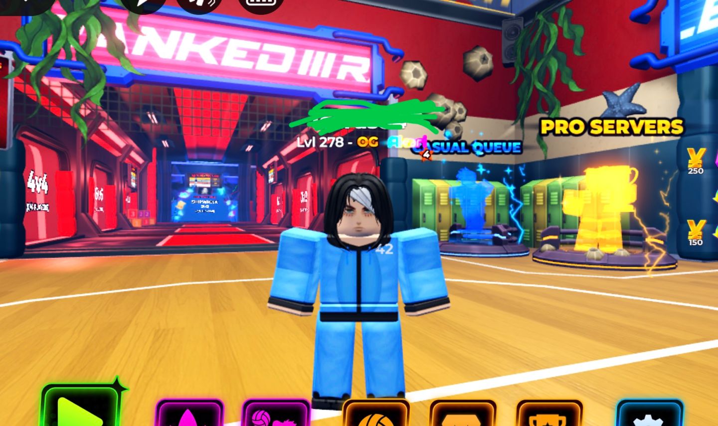 Conta Volleyball legends/Bloxfruits
