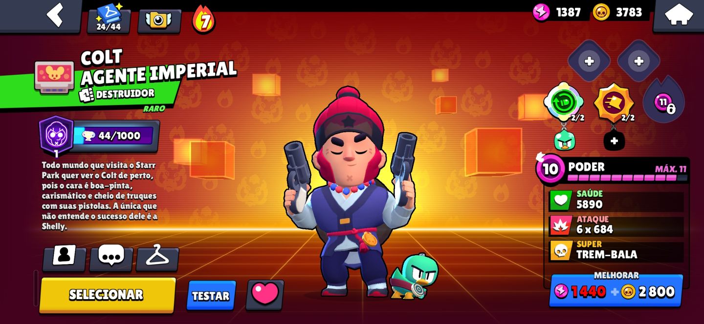 CONTA DE BRAWL STARS MUITO RARA!!!