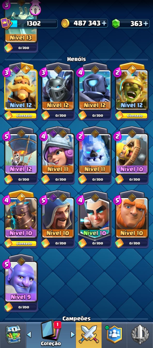 CONTA CLASH ROYALE EXCELENTE PARA VETERANOS E INICIANTES