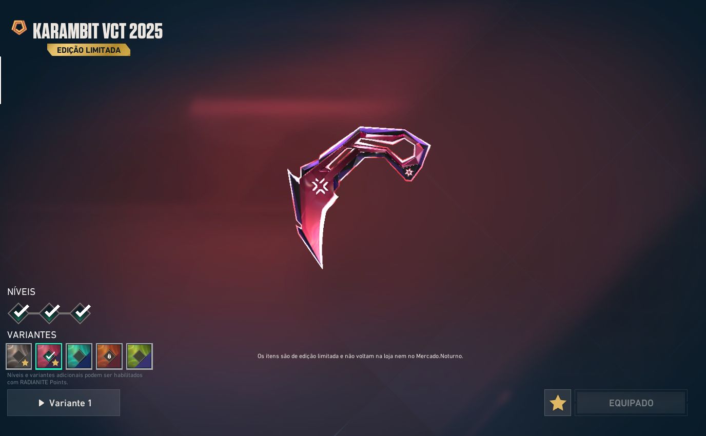 CONTA VALORANT COM FACA CHANPIONS E KURONAMI