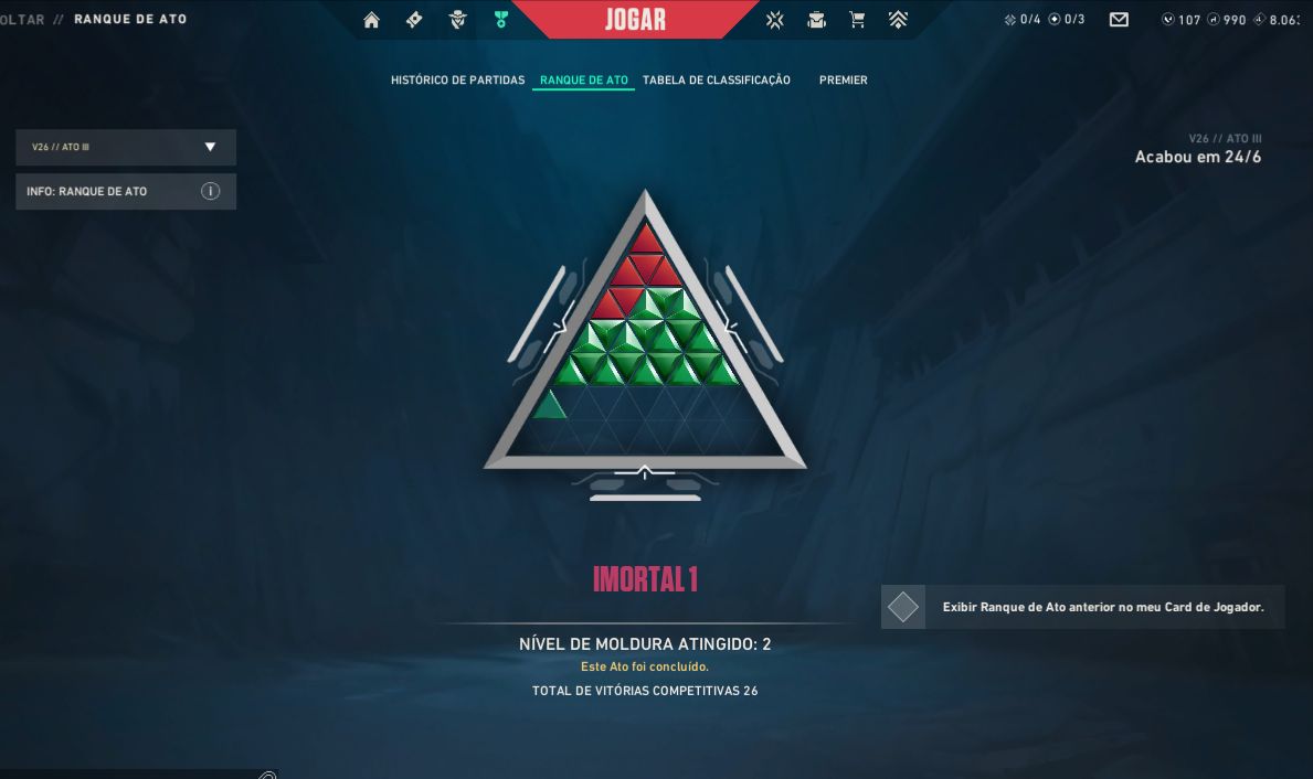CONTA VALORANT PEAK IMO 3 COM SKINS , Imortal 1 passado, 840 gastos, dono unico