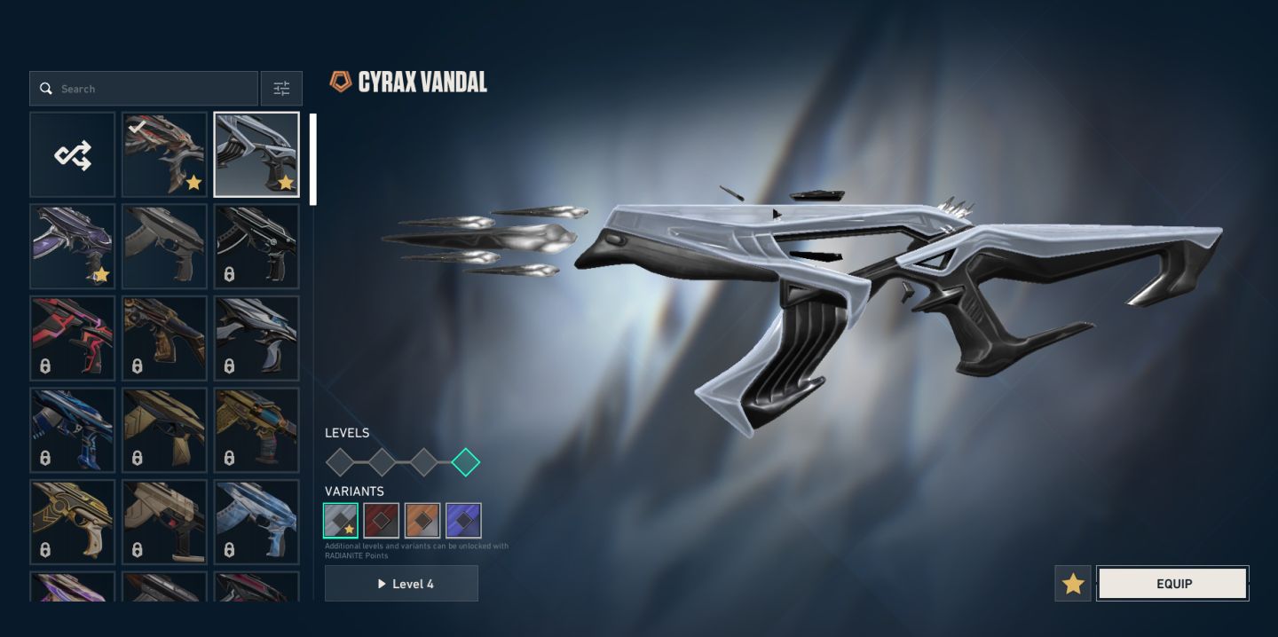 Conta Valorant platina 2 vandal forsaken