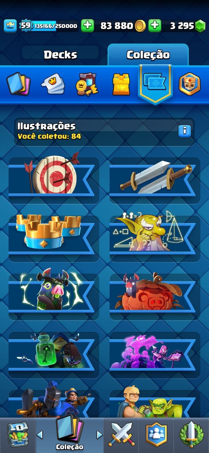 Conta de clas Royale+ brawl Star
