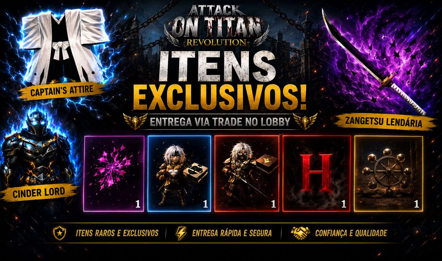 Attack On Titan Revolution - Zangetsu L/Familias (Negociável)
