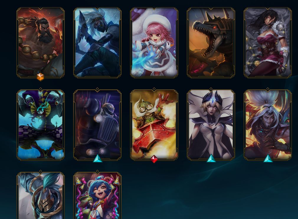 CONTA LEAGUE OF LEGENDS NÍVEL 137 PRATA 3 COM 89 SKINS