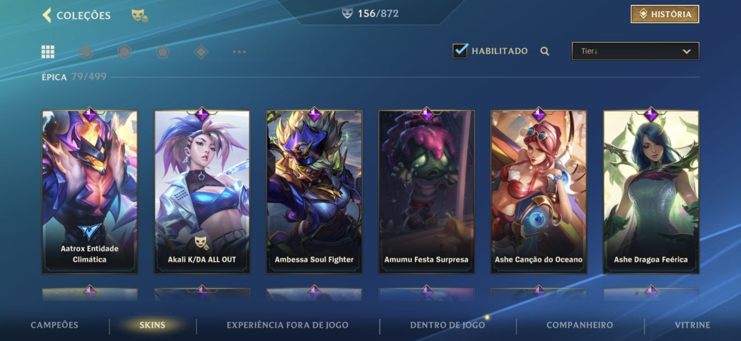 Conta wild rift + lol pc indo com conta tft de brinde
