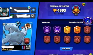 Conta de brawl stars para iniciar a jogar