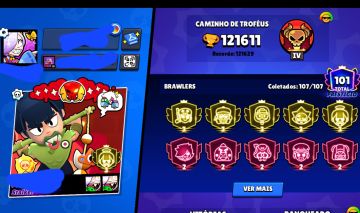 CONTA BRAWL 121K | 42 BRAWLERS 2K (PRESTÍGIO 2) | EMAIL PROPRIO