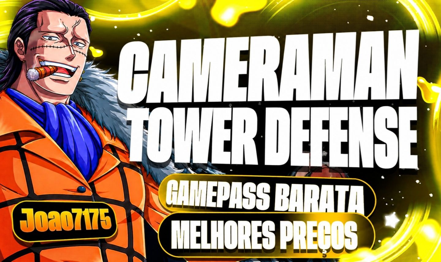 CAMERAMAN TOWER DEFENSE ROBLOX - DEFESA DE TORRE (GAMEPASS/ITENS /TROPAS) CTD