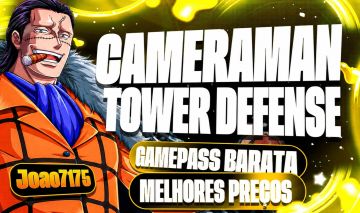 CAMERAMAN TOWER DEFENSE ROBLOX - DEFESA DE TORRE (GAMEPASS/ITENS /TROPAS) CTD