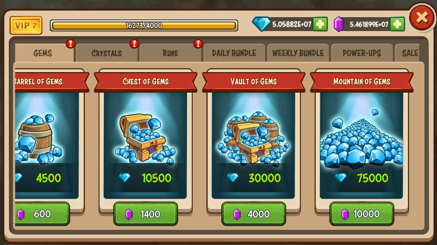 EMPIRE WARRIORS | DIAMANTES + CRISTAIS + CHAVES + MOEDAS | ENTREGA RÁPIDA