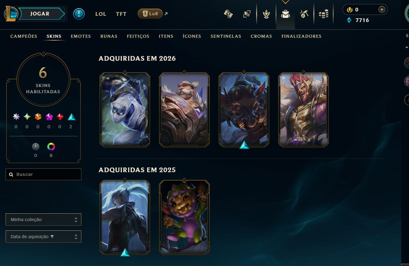 Conta Mestre 64% de winrate, total acesso (pode mudar o Gmail)