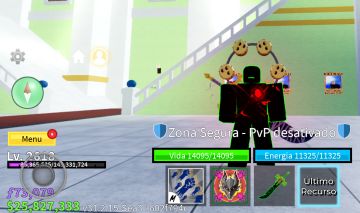 Conta blox fruits lvl 2600 dragon perm e dark blade
