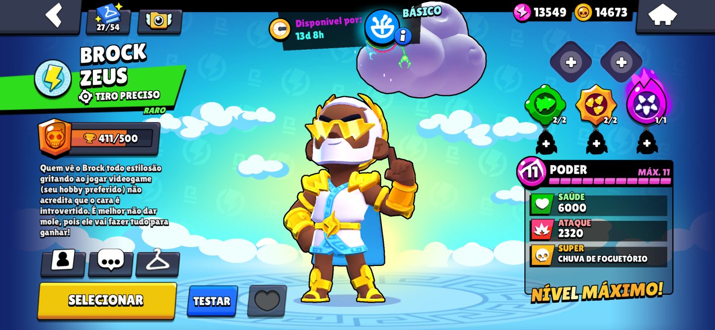 CONTA BRAWL STARS TOP TODOS OS HERÓIS & SKINS LENDÁRIAS