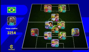 CONTA EFOOTBALL COM JOGADORES BUGADOS